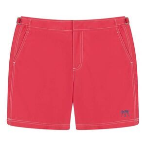 PinkHouse Mustique Mens Beach Shorts Plain Faded Red Size 32